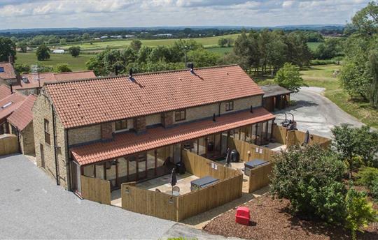 Aerial view of Rosedale, Keldy & Cropton Cottage