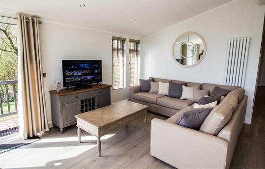 Living Room at Cedar Lodge