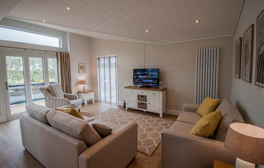 Living Room at Rowan Lodge