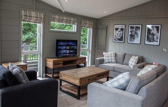 Living Room at Maple Lodge