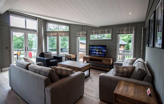 Living Room at Maple Lodge