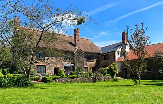 Luckett Farm & Keepers Lodge on the right