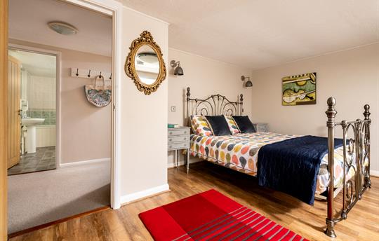 Lovely sized king bedded room