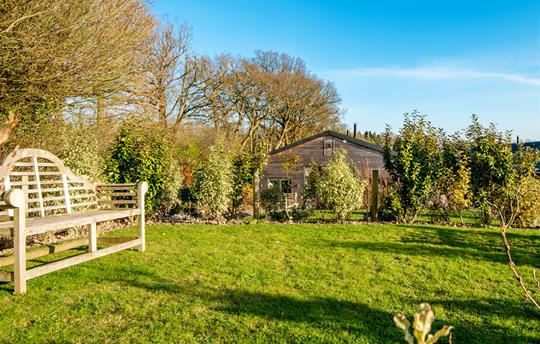 Woodbrook enclosed grassy garden