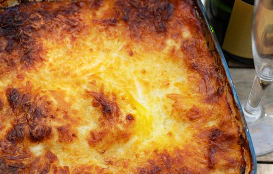 Ricotta and Spinach Lasagne for four people