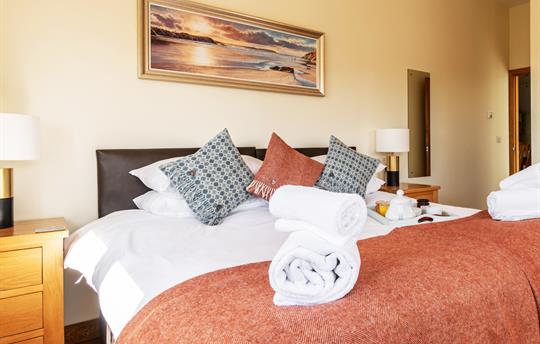 Beautiful bedroom in Teal cottage