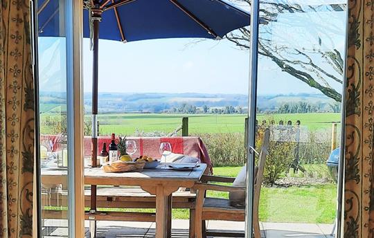 View from Teal patio doors