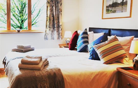 Beautiful bedroom in Teal cottage