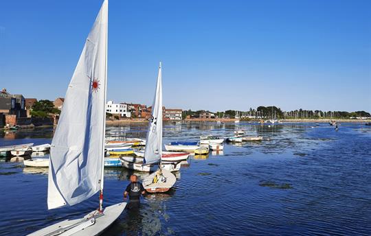 Emsworth Harbour is 30 minutes away