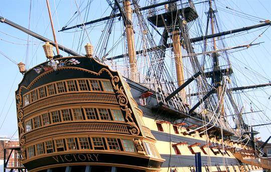 Portsmouth Historic Dockyard is 30 minutes away