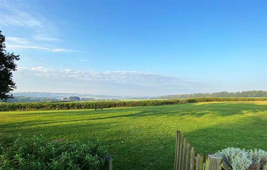 Early morning view from Early Mist cottage