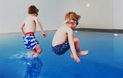 Children having fun in our swimming pool