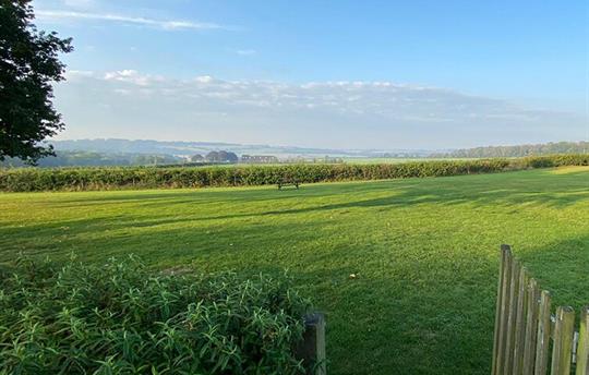 Countryside view from Glenside garden