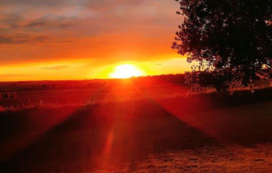 Experience wonderful sunsets at Wallops Wood