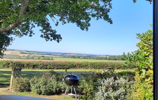 View from back Hedgehunter bedroom 