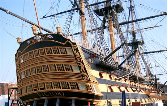 Portsmouth Historic Dockyard is 30 minutes away