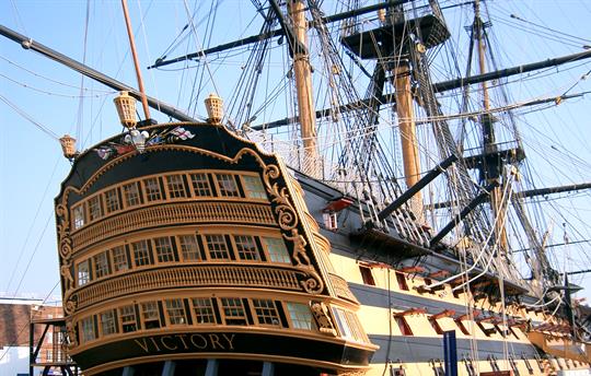 Portsmouth Historic Dockyard is 30 minutes away