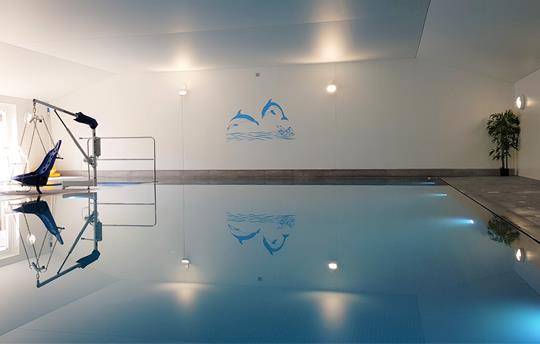 Our beautiful heated indoor swimming pool