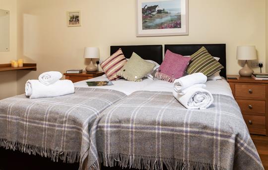 Beds can be configured as twins or superkings