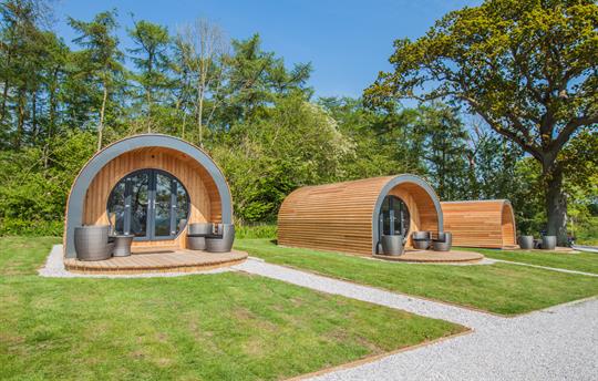 Glamping Pods at High Oaks Grange