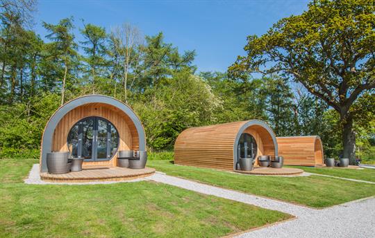 Glamping Pods at High Oaks Grange