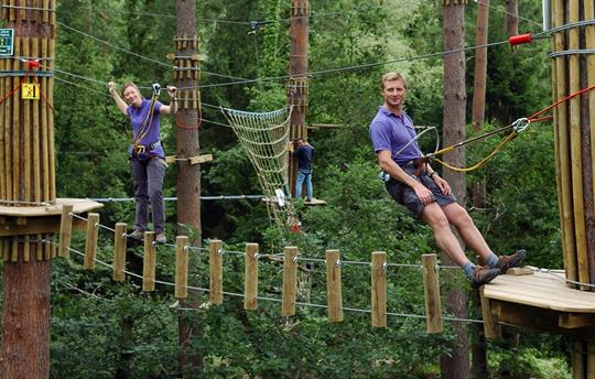 Go Ape is located in Dalby Forest