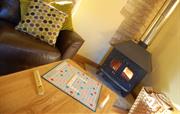 Games by the woodburner