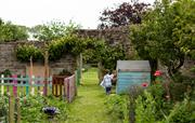 The children's garden, the walled vegetable garden