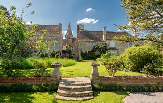 The upper part of the garden