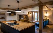 Keepers Lodge Kitchen, Dining & living area