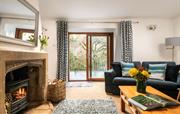 Hyssop living room looking onto its private garden