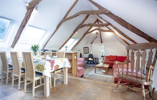 Open Plan Kitchen, Dining, Living Room