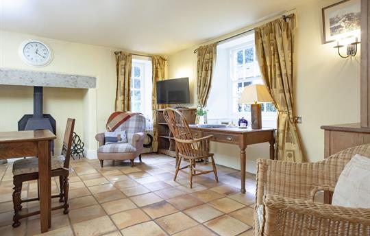 Farmhouse open plan kitchen / dining room & study