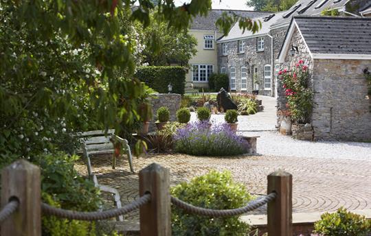 Courtyard View of Compton Pool
