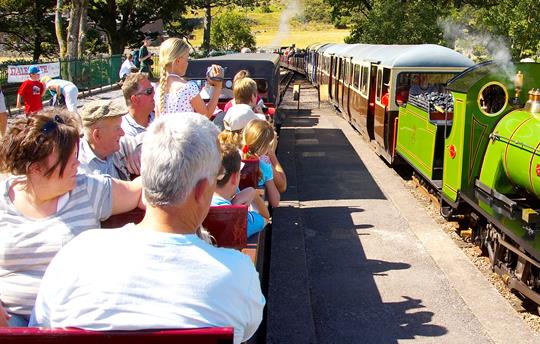 Steam train - 5 minutes away