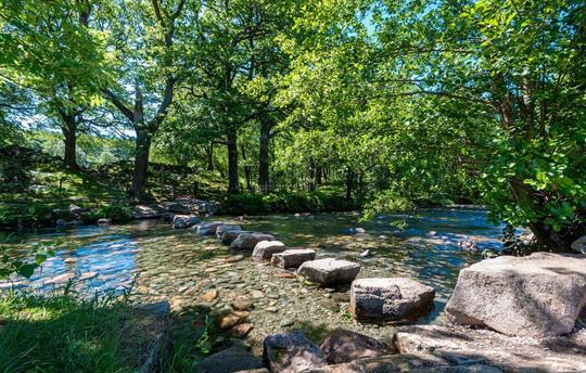Stepping Stones over the River Esk