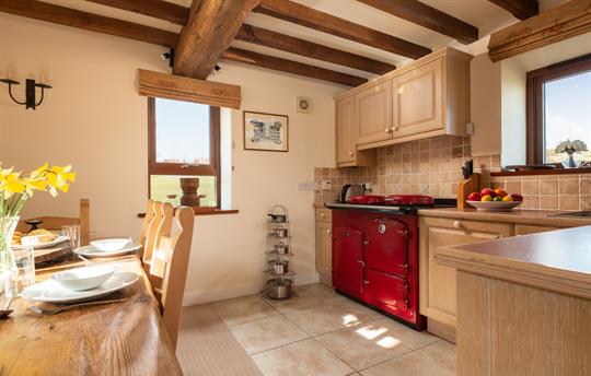 Super kitchen with red Sandyford