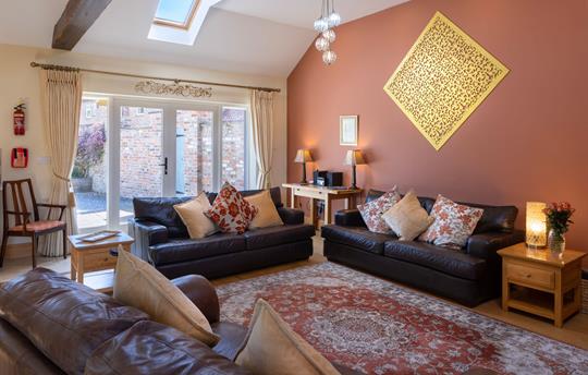 Courtyard living room