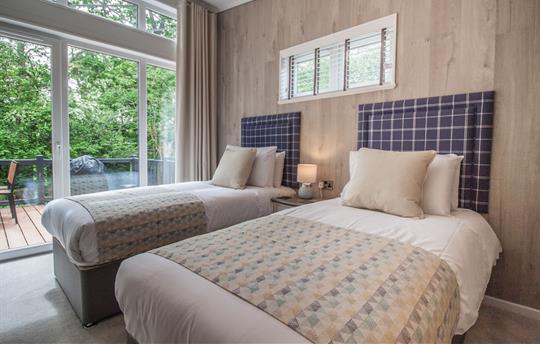 Twin Bedroom in Willow Lodge