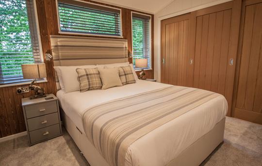 Master bedroom with king size bed