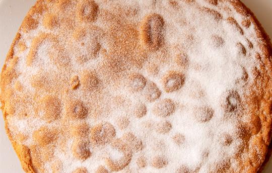 Victoria Sponge Cake in our welcome pack