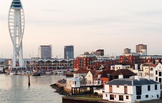 Old Portsmouth and Spice Island (30 mins away)