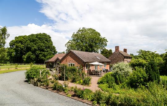 The Cider Mill and very pretty enclosed garden 
