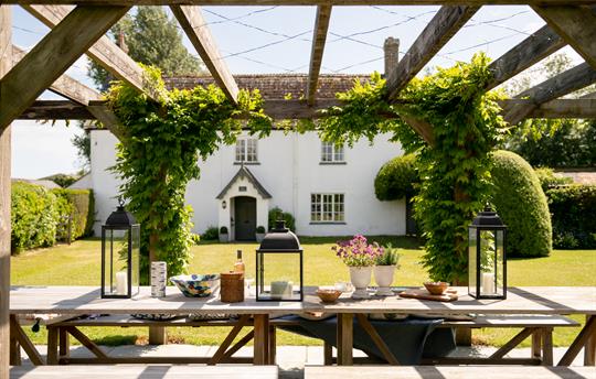 Rose Cottage view from Terrace 