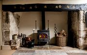 Tincleton Lodge - Inglenook Fireplace