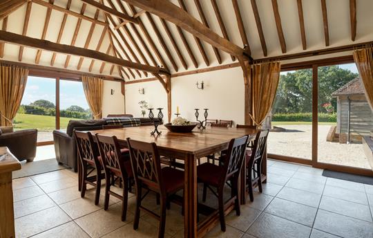 Cart Lodge dining area