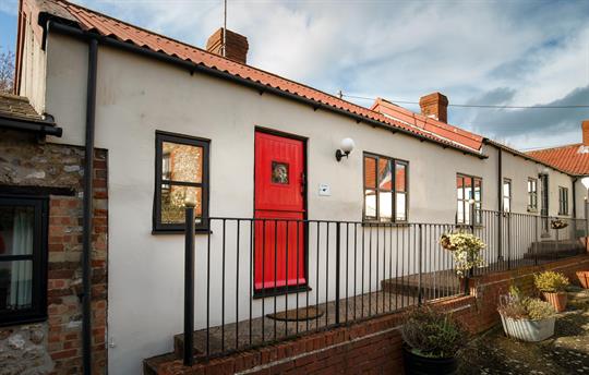 Blackbird Courtyard back door