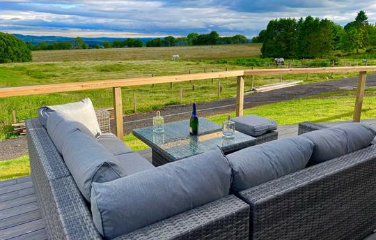 Great views over the Strathmore Valley