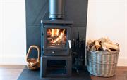 Wood-fired stove for a cosy night in