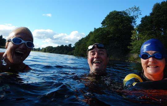 Open water swimming